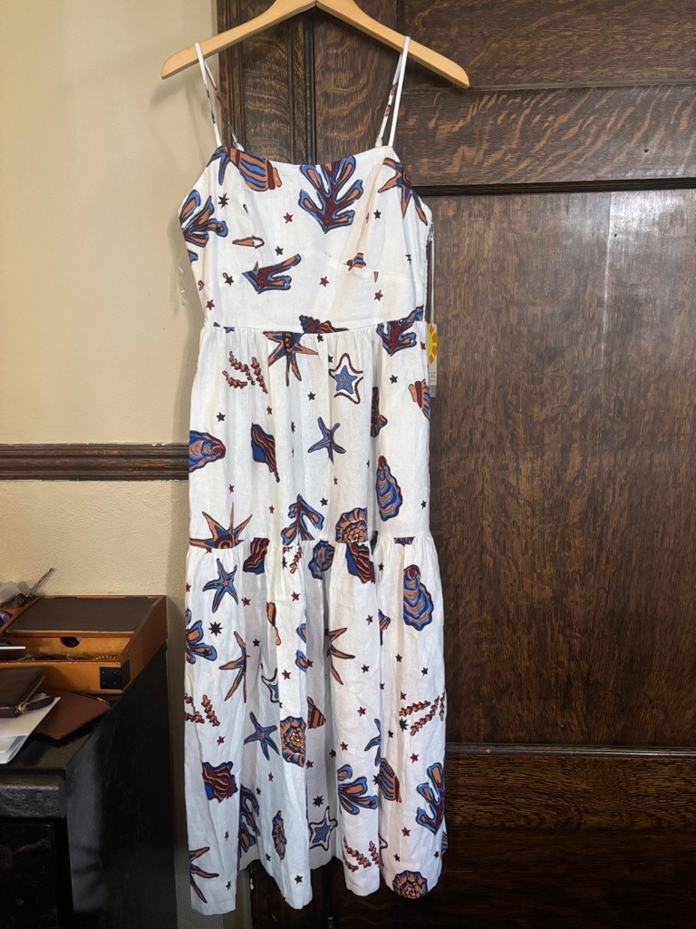 C&C California Linen Blend Dress